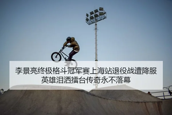 李景亮终极格斗冠军赛上海站退役战遭降服 英雄泪洒擂台传奇永不落幕
